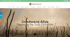 Desktop Screenshot of gondwanaalive.org